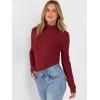 imageANRABESS Women Turtleneck Top Long Sleeve Thermal Shirts Slim Fitted Basic Layer 2025 Fall Winter OutfitsRed