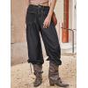 imageANRABESS Womens Baggy Jeans 2025 Fashion Mid Rise Tie Ankle Wide Leg Harem Palazzo Denim Pants with PocketsBlack