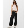 imageANRABESS Womens Baggy Jeans 2025 Fashion Mid Rise Tie Ankle Wide Leg Harem Palazzo Denim Pants with PocketsBlack Soild