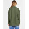 imageANRABESS Womens Cardigan Sweaters Open Front Long Sleeve Shawl Neck Dressy Casual 2025 Trendy Fall Winter Knit Outerwear CoatArmy Green