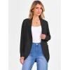 imageANRABESS Womens Cardigan Sweaters Open Front Long Sleeve Shawl Neck Dressy Casual 2025 Trendy Fall Winter Knit Outerwear CoatBlack