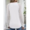 imageANRABESS Womens Lace Long Sleeve Shirts V Neck Henley Tops Dressy Casual Blouses 2025 Fall Fashion Travel OutfitsWhite