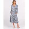 imageANRABESS Womens Long Lantern Sleeve Floral Midi Dresses 2025 Fall V Neck Casual Flowy Aline Tiered Boho Vacation Long DressFloral Blue Yellow