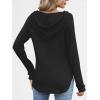 imageANRABESS Womens Long Sleeve Henley Tops Ribbed Knit Hoodie Shirts 2025 Fall Loose Fit Lightweight Hooded SweatersBlack
