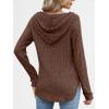 imageANRABESS Womens Long Sleeve Henley Tops Ribbed Knit Hoodie Shirts 2025 Fall Loose Fit Lightweight Hooded SweatersBrown