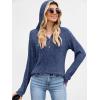 imageANRABESS Womens Long Sleeve Henley Tops Ribbed Knit Hoodie Shirts 2025 Fall Loose Fit Lightweight Hooded SweatersDark Blue