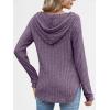 imageANRABESS Womens Long Sleeve Henley Tops Ribbed Knit Hoodie Shirts 2025 Fall Loose Fit Lightweight Hooded SweatersPurple