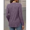 imageANRABESS Womens Long Sleeve Shirts 2025 Fall Lightweight Sweater Tunic Tops Crewneck Casual Loose Fit Work Travel OutfitsPurple