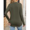imageANRABESS Womens Long Sleeve Shirts V Neck Business Casual Work Tunic Tops Basic Tees 2025 Fall OutfitsArmy Green