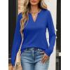 imageANRABESS Womens Long Sleeve Shirts V Neck Business Casual Work Tunic Tops Basic Tees 2025 Fall OutfitsBoyal Blue