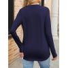 imageANRABESS Womens Long Sleeve Shirts V Neck Business Casual Work Tunic Tops Basic Tees 2025 Fall OutfitsNavy Blue