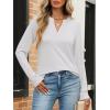 imageANRABESS Womens Long Sleeve Shirts V Neck Business Casual Work Tunic Tops Basic Tees 2025 Fall OutfitsWhite