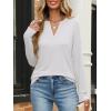 imageANRABESS Womens Long Sleeve Shirts V Neck Business Casual Work Tunic Tops Basic Tees 2025 Fall OutfitsWhite