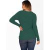 imageANRABESS Womens Long Sleeve Tunic Top 2025 Fall Sweaters Lightweight Ribbed Knit Buttons Shirts Casual Work OutfitsGreen
