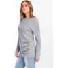imageANRABESS Womens Long Sleeve Tunic Top 2025 Fall Sweaters Lightweight Ribbed Knit Buttons Shirts Casual Work OutfitsGrey