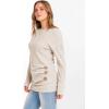 imageANRABESS Womens Long Sleeve Tunic Top 2025 Fall Sweaters Lightweight Ribbed Knit Buttons Shirts Casual Work OutfitsLight Khaki