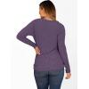 imageANRABESS Womens Long Sleeve Tunic Top 2025 Fall Sweaters Lightweight Ribbed Knit Buttons Shirts Casual Work OutfitsPurple