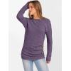 imageANRABESS Womens Long Sleeve Tunic Top 2025 Fall Sweaters Lightweight Ribbed Knit Buttons Shirts Casual Work OutfitsPurple
