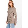imageANRABESS Womens Long Sleeve Tunic Top 2025 Fall Sweaters Lightweight Ribbed Knit Buttons Shirts Casual Work OutfitsTan