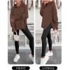 imageANRABESS Womens Oversized Hoodies Long Sleeve Fleece Side Slit Hooded Sweatshirts Pullover 2025 Fall Outfits Y2K ClothesCoffee