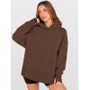 imageANRABESS Womens Oversized Hoodies Long Sleeve Fleece Side Slit Hooded Sweatshirts Pullover 2025 Fall Outfits Y2K ClothesCoffee