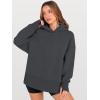 imageANRABESS Womens Oversized Hoodies Long Sleeve Fleece Side Slit Hooded Sweatshirts Pullover 2025 Fall Outfits Y2K ClothesDeep Grey