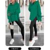 imageANRABESS Womens Oversized Hoodies Long Sleeve Fleece Side Slit Hooded Sweatshirts Pullover 2025 Fall Outfits Y2K ClothesGreen