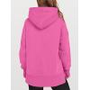 imageANRABESS Womens Oversized Hoodies Long Sleeve Fleece Side Slit Hooded Sweatshirts Pullover 2025 Fall Outfits Y2K ClothesHot Pink