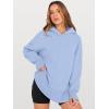 imageANRABESS Womens Oversized Hoodies Long Sleeve Fleece Side Slit Hooded Sweatshirts Pullover 2025 Fall Outfits Y2K ClothesLight Blue