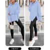imageANRABESS Womens Oversized Hoodies Long Sleeve Fleece Side Slit Hooded Sweatshirts Pullover 2025 Fall Outfits Y2K ClothesLight Blue