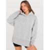 imageANRABESS Womens Oversized Hoodies Long Sleeve Fleece Side Slit Hooded Sweatshirts Pullover 2025 Fall Outfits Y2K ClothesLight Grey