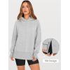 imageANRABESS Womens Oversized Hoodies Long Sleeve Fleece Side Slit Hooded Sweatshirts Pullover 2025 Fall Outfits Y2K ClothesLight Grey