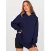imageANRABESS Womens Oversized Hoodies Long Sleeve Fleece Side Slit Hooded Sweatshirts Pullover 2025 Fall Outfits Y2K ClothesNavy Blue
