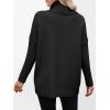 imageANRABESS Womens Oversized Sweater Turtleneck Long Sleeve Casual Knit Tunic Pullover Sweaters Tops 2025 Fall Winter OutfitsBlack