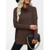 imageANRABESS Womens Oversized Sweater Turtleneck Long Sleeve Casual Knit Tunic Pullover Sweaters Tops 2025 Fall Winter OutfitsCoffee