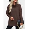 imageANRABESS Womens Oversized Sweater Turtleneck Long Sleeve Casual Knit Tunic Pullover Sweaters Tops 2025 Fall Winter OutfitsCoffee