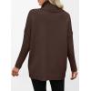 imageANRABESS Womens Oversized Sweater Turtleneck Long Sleeve Casual Knit Tunic Pullover Sweaters Tops 2025 Fall Winter OutfitsCoffee