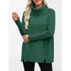 imageANRABESS Womens Oversized Sweater Turtleneck Long Sleeve Casual Knit Tunic Pullover Sweaters Tops 2025 Fall Winter OutfitsForest Green