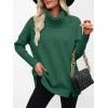 imageANRABESS Womens Oversized Sweater Turtleneck Long Sleeve Casual Knit Tunic Pullover Sweaters Tops 2025 Fall Winter OutfitsForest Green