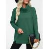 imageANRABESS Womens Oversized Sweater Turtleneck Long Sleeve Casual Knit Tunic Pullover Sweaters Tops 2025 Fall Winter OutfitsForest Green