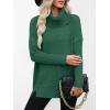 imageANRABESS Womens Oversized Sweater Turtleneck Long Sleeve Casual Knit Tunic Pullover Sweaters Tops 2025 Fall Winter OutfitsForest Green