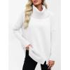 imageANRABESS Womens Oversized Sweater Turtleneck Long Sleeve Casual Knit Tunic Pullover Sweaters Tops 2025 Fall Winter OutfitsWhite