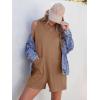 imageANRABESS Womens Romper Casual Loose Sleeveless 2025 Summer One Piece Outfit Crewneck Short Jumpsuit Overall Outfits ampamp PocketsLight Brown