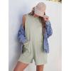 imageANRABESS Womens Romper Casual Loose Sleeveless 2025 Summer One Piece Outfit Crewneck Short Jumpsuit Overall Outfits ampamp PocketsLight Green