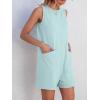 imageANRABESS Womens Romper Casual Loose Sleeveless 2025 Summer One Piece Outfit Crewneck Short Jumpsuit Overall Outfits ampamp PocketsMint Green