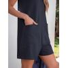 imageANRABESS Womens Romper Casual Loose Sleeveless 2025 Summer One Piece Outfit Crewneck Short Jumpsuit Overall Outfits ampamp PocketsNavy Blue