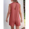 imageANRABESS Womens Romper Casual Loose Sleeveless 2025 Summer One Piece Outfit Crewneck Short Jumpsuit Overall Outfits ampamp PocketsRust