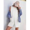 imageANRABESS Womens Romper Casual Loose Sleeveless 2025 Summer One Piece Outfit Crewneck Short Jumpsuit Overall Outfits ampamp PocketsWhite