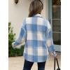 imageANRABESS Womens Sherpa Fleece Lined Flannel Plaid Shirt Jackets Fuzzy Warm Button Down Shacket with Pockets 2025 Fall OutfitsSky Blue Plaid
