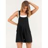 imageANRABESS Womens Summer Casual Rompers Bib Short Overalls Loose Linen Jumpsuit Beach Outfits Travel Vacation ClothesBlack